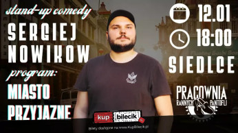 Siedlce Wydarzenie Stand-up Program "Miasto przyjazne"