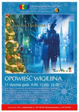 Siedlce Wydarzenie Spektakl Opowieść Wigilijna Teatr Pana O