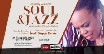 Łuków Wydarzenie Koncert Jesienny wieczór Soul&Jazz - Siggy Davis